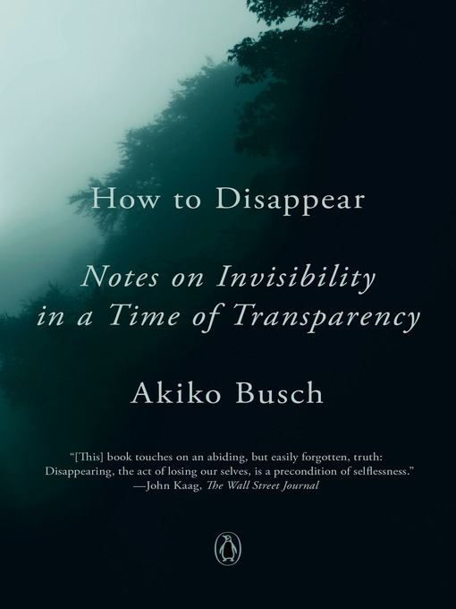 Title details for How to Disappear by Akiko Busch - Available